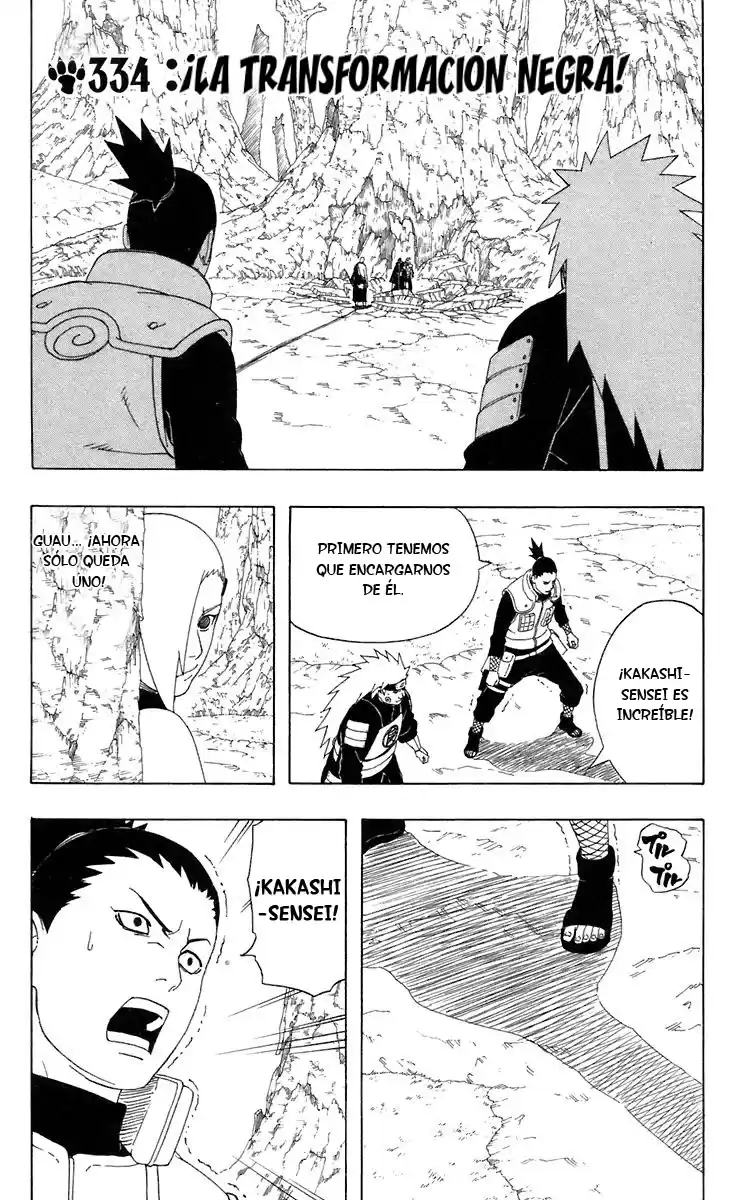 Naruto Capitulo 334 página 1