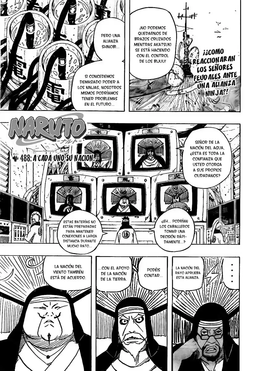 Naruto Capitulo 488 página 1