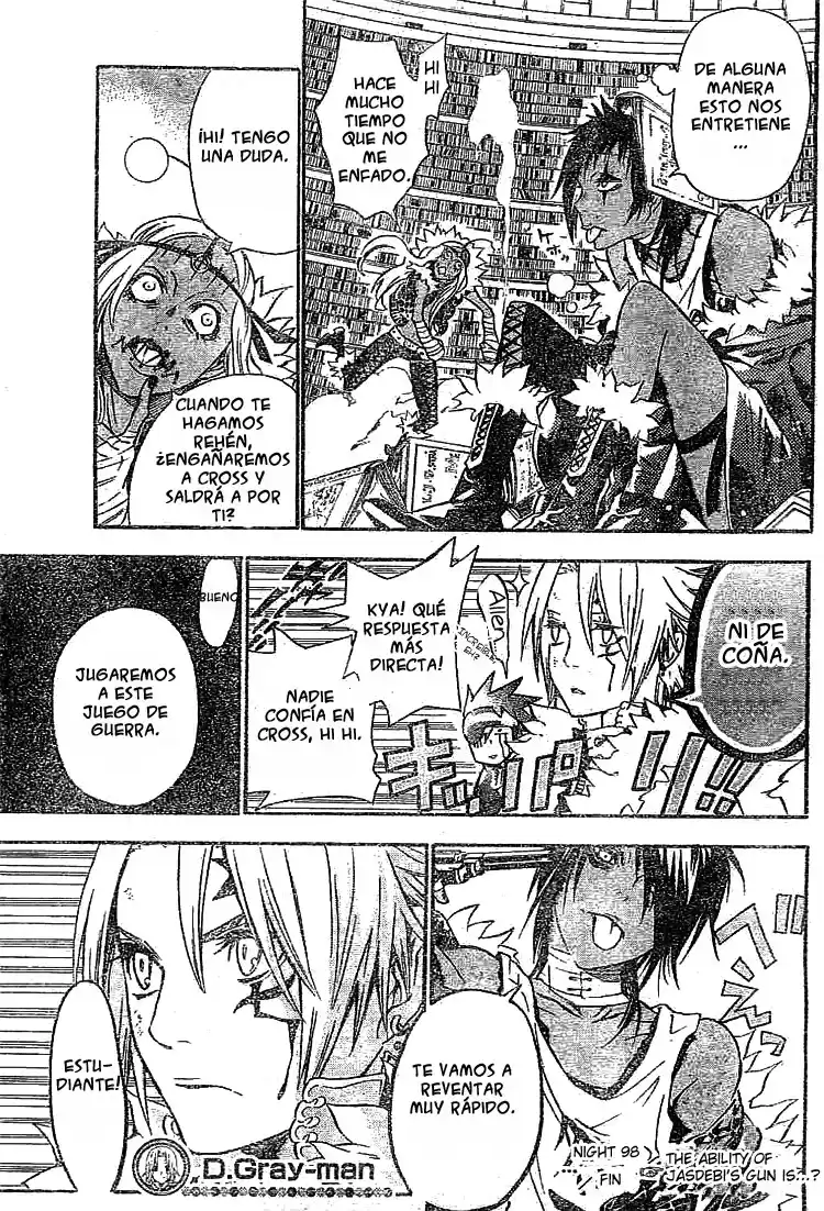 D Gray-man Capitulo 98 página 17