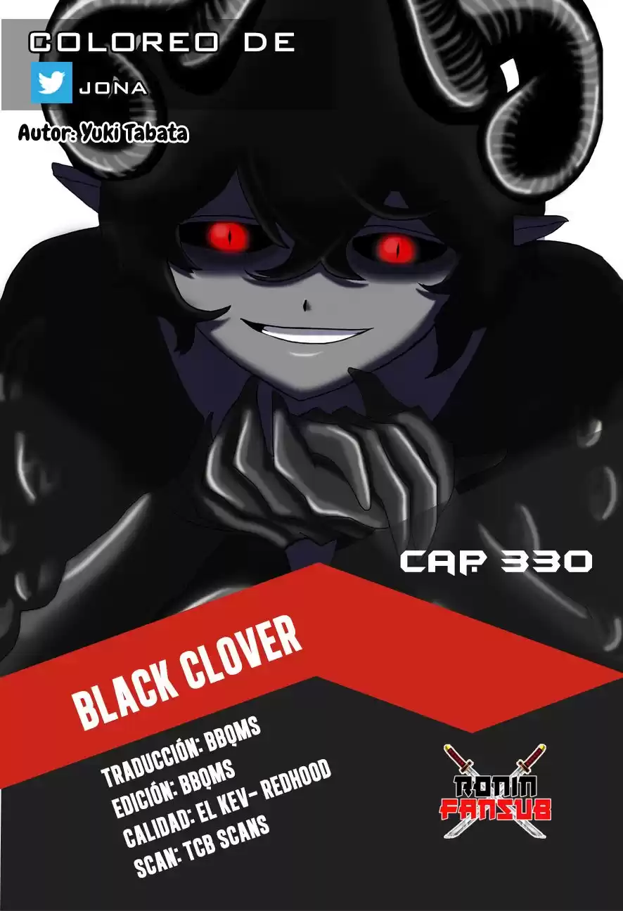 Black Clover Capitulo 330: Declaración a las sombras página 1