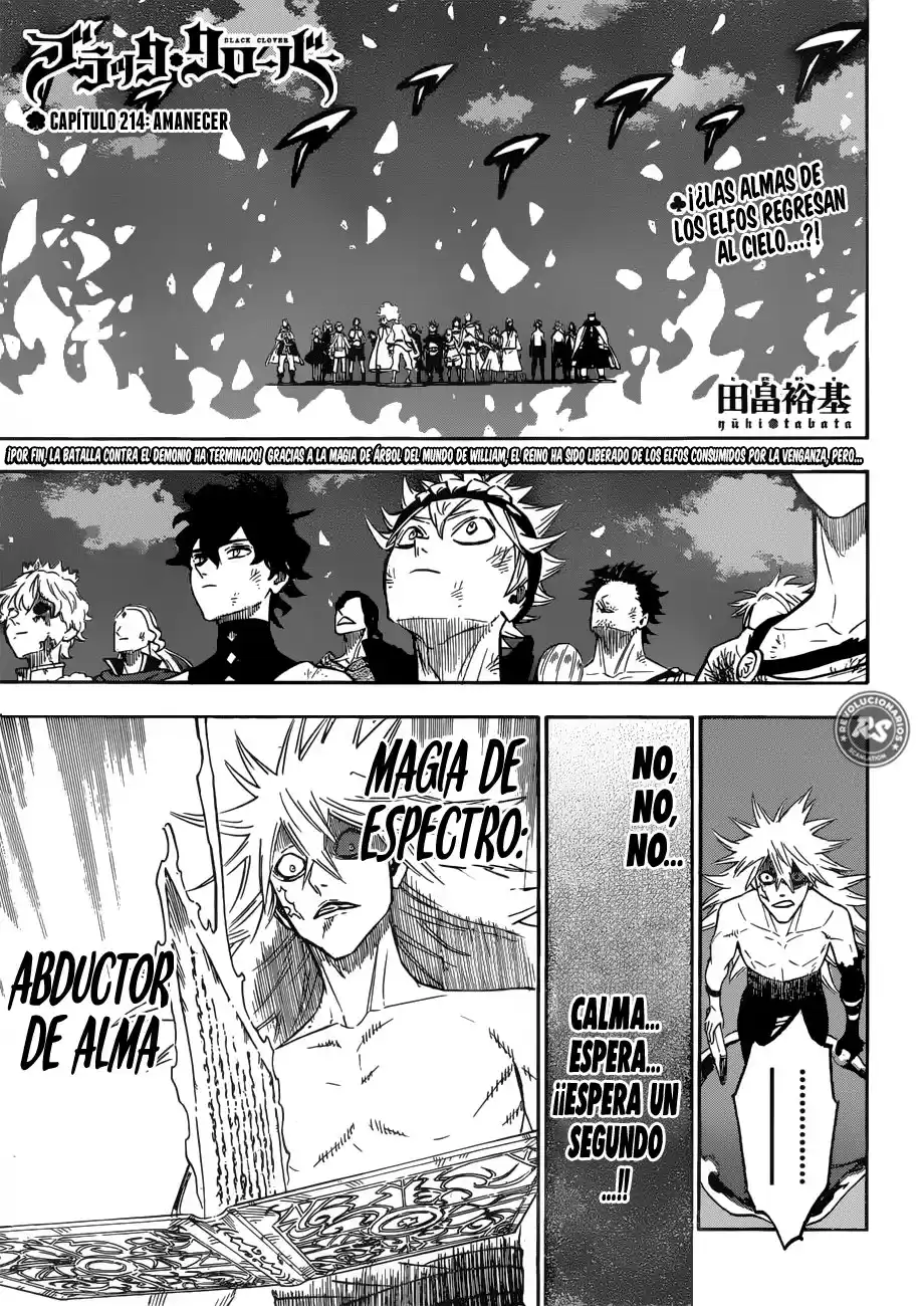 Black Clover Capitulo 214: Amanecer página 2