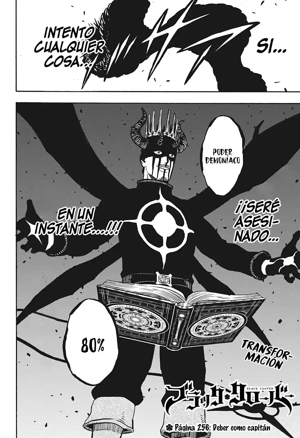 Black Clover Capitulo 256: Obligación como capitán página 3