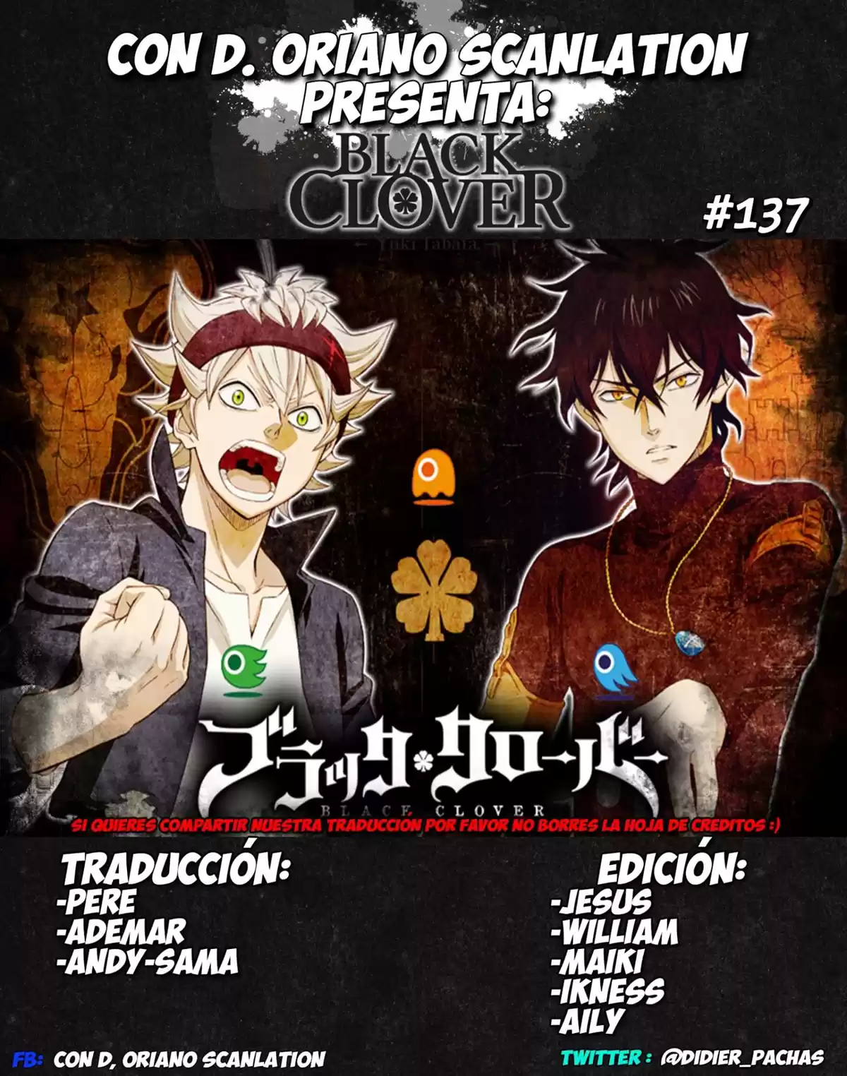 Black Clover Capitulo 137: Meloleona Contra el Pérfido Liar página 1