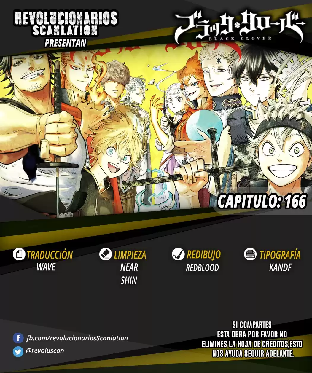 Black Clover Capitulo 166: La Resurrección de un Vengador página 1