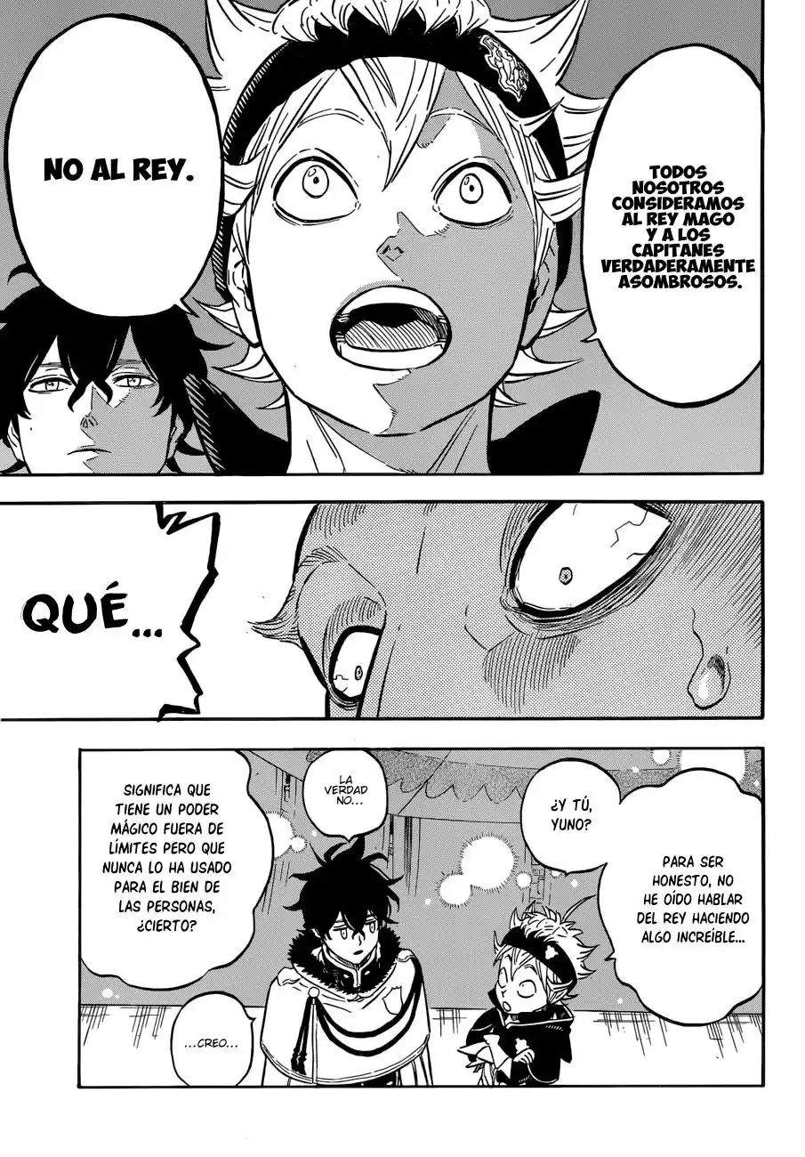 Black Clover Capitulo 107: El rey de Reino Trébol. página 10