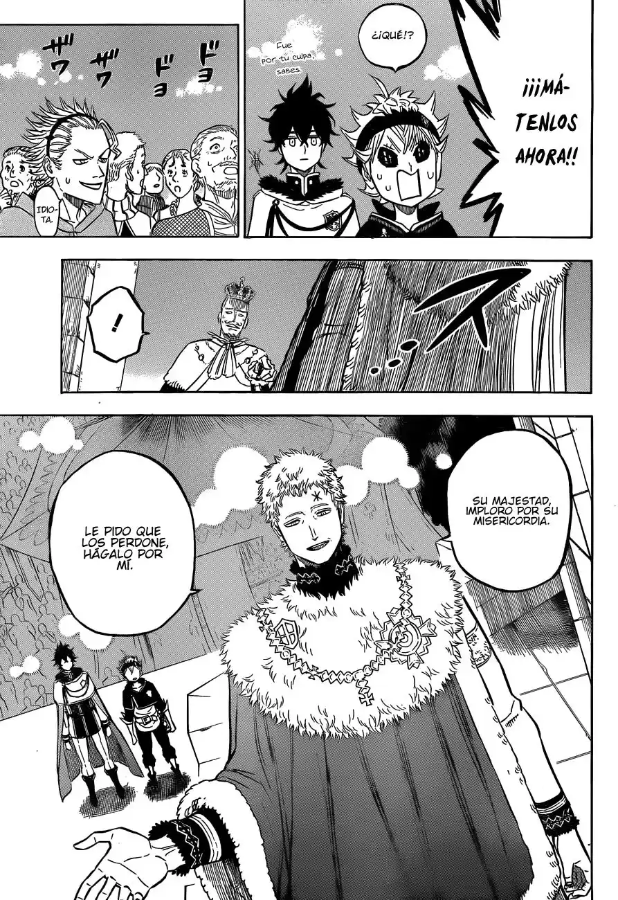 Black Clover Capitulo 107: El rey de Reino Trébol. página 12