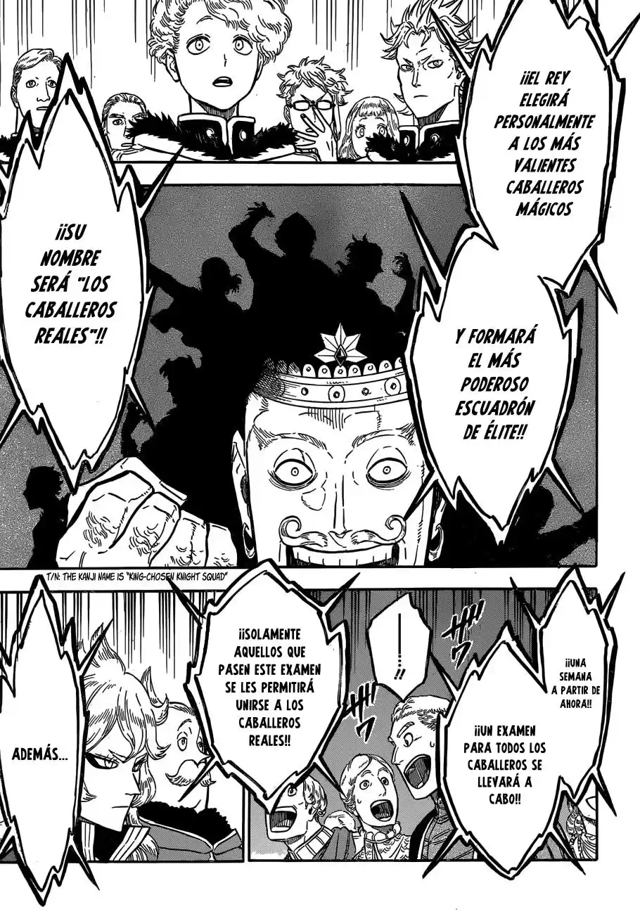 Black Clover Capitulo 107: El rey de Reino Trébol. página 8