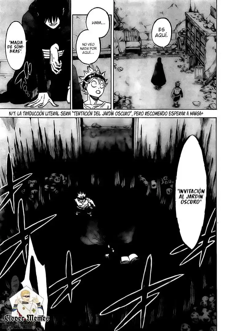 Black Clover Capitulo 266: La tentación de un grupo oscuro página 11