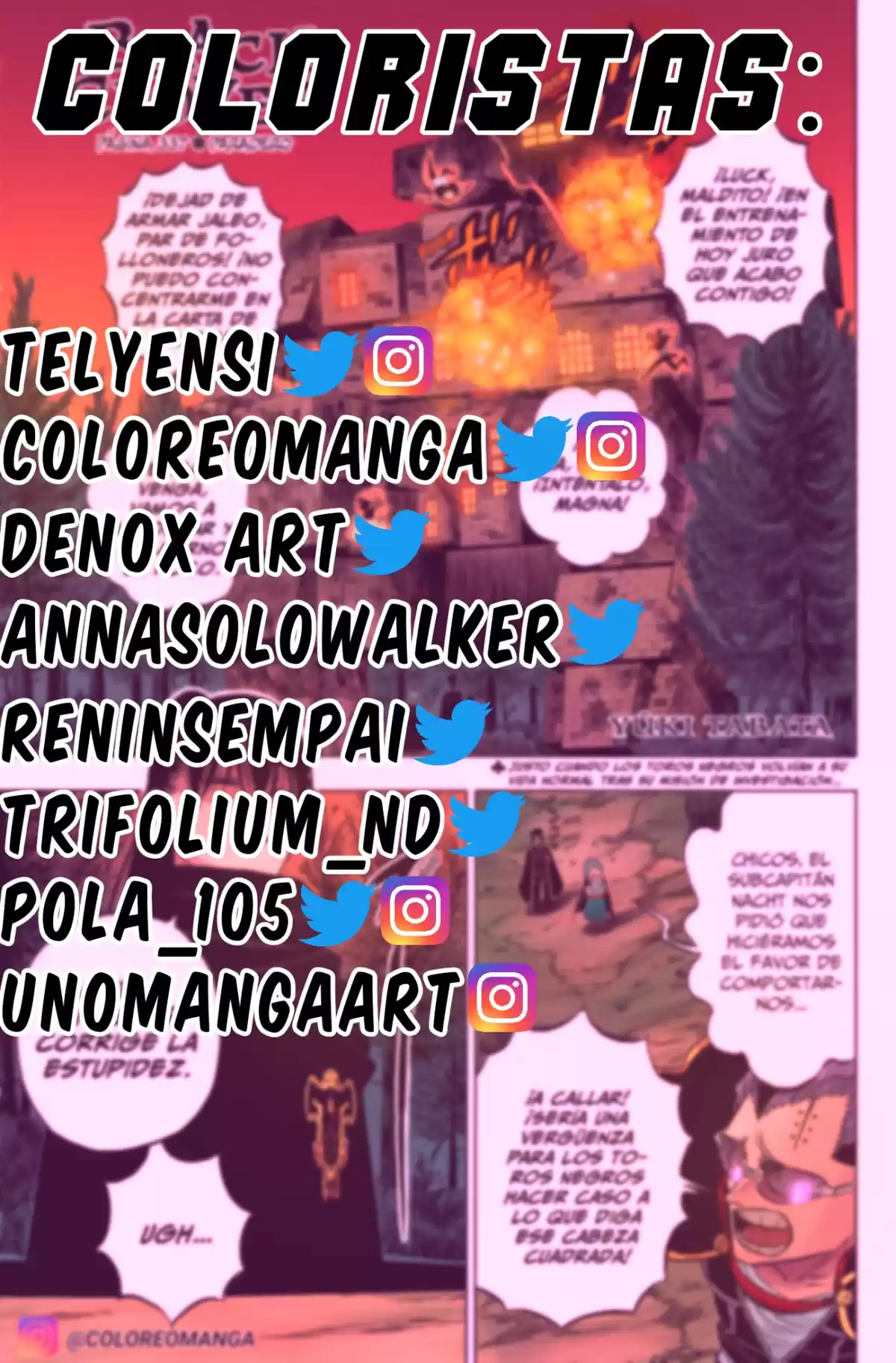 Black Clover Capitulo 337.7: (Fan Color) Destino página 2