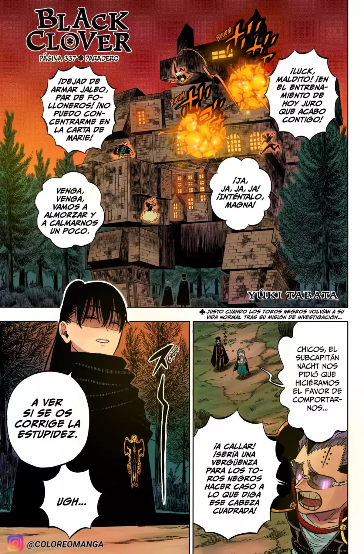 Black Clover Capitulo 337.7: (Fan Color) Destino página 4