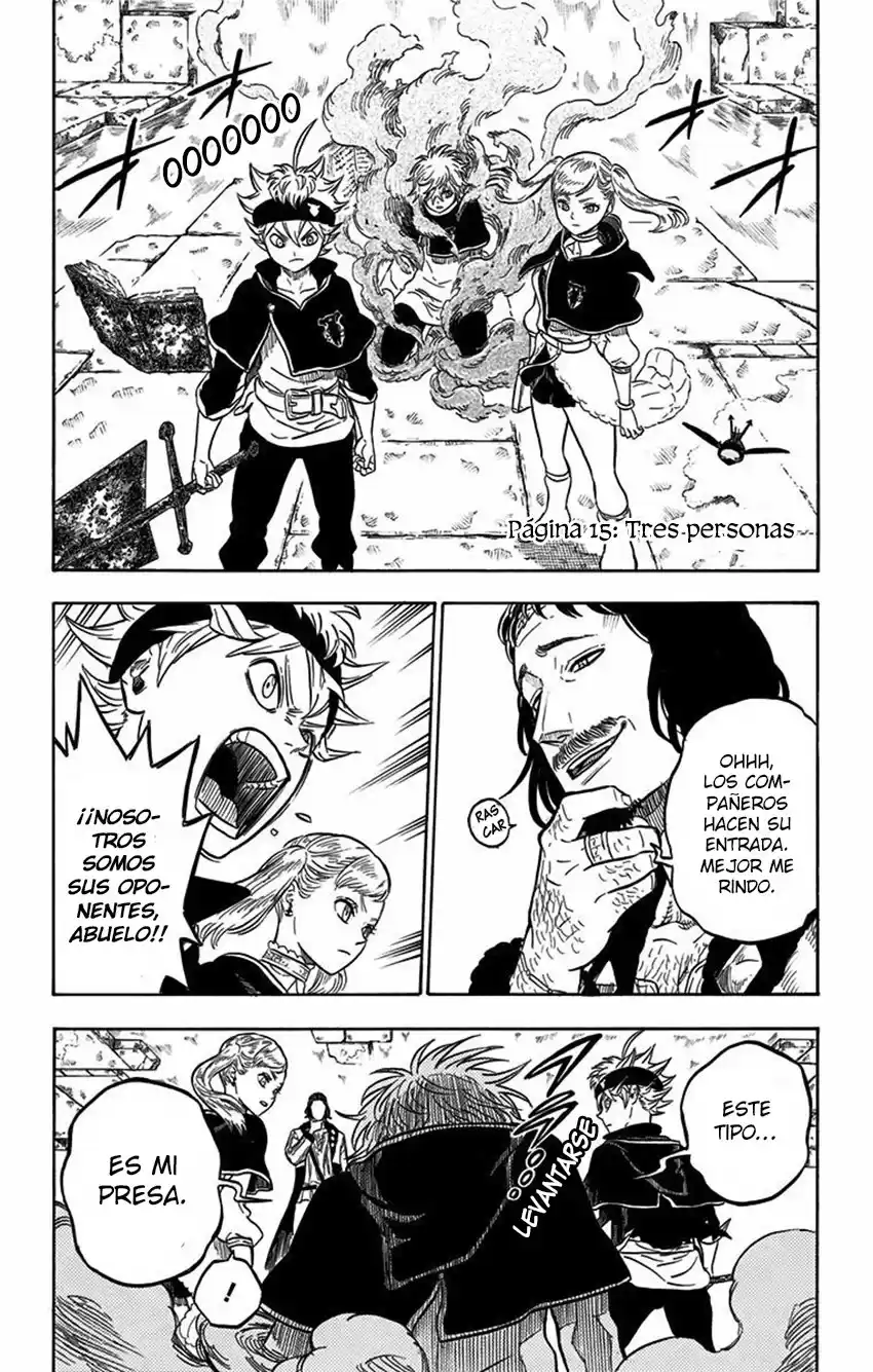 Black Clover Capitulo 15: Nosotros tres. página 2