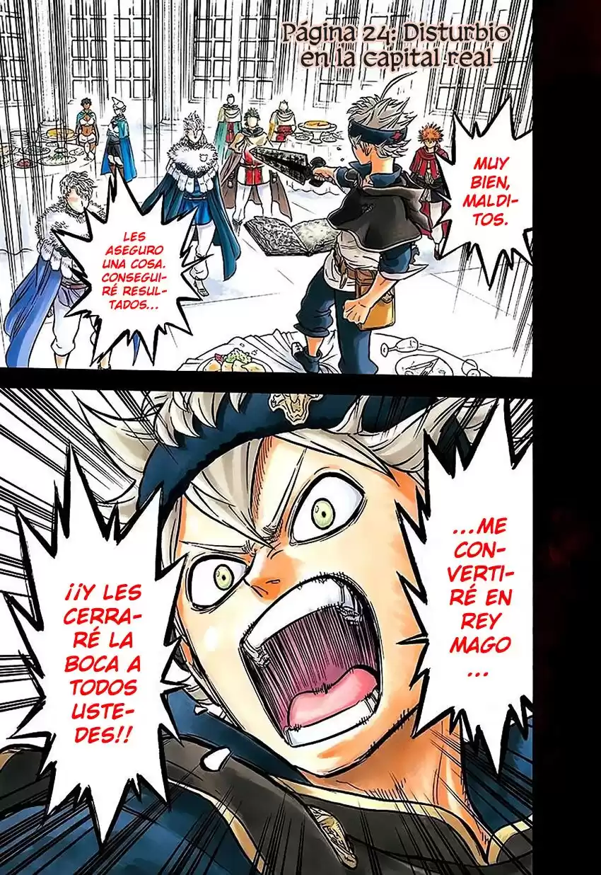 Black Clover Capitulo 24: Caos en la ciudad real. página 2