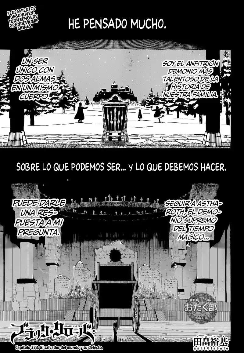 Black Clover Capitulo 333: El Salvador del mundo y su defecto página 2