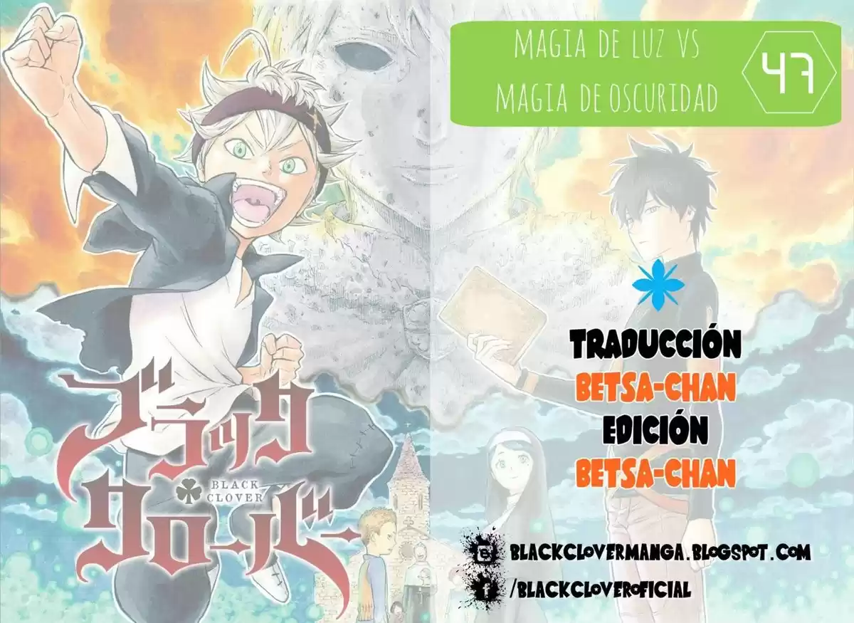 Black Clover Capitulo 47: Magia de luz vs Magia de oscuridad. página 1