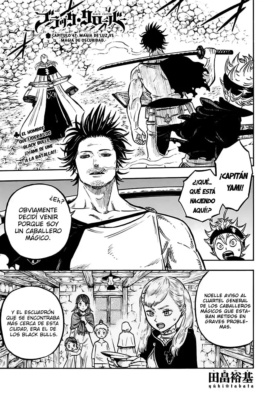 Black Clover Capitulo 47: Magia de luz vs Magia de oscuridad. página 2