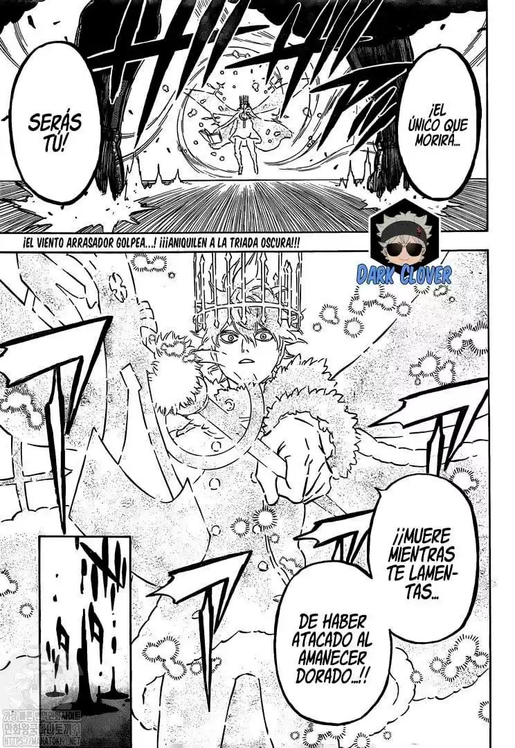 Black Clover Capitulo 277: Vicecapitán del Amanecer Dorado página 3