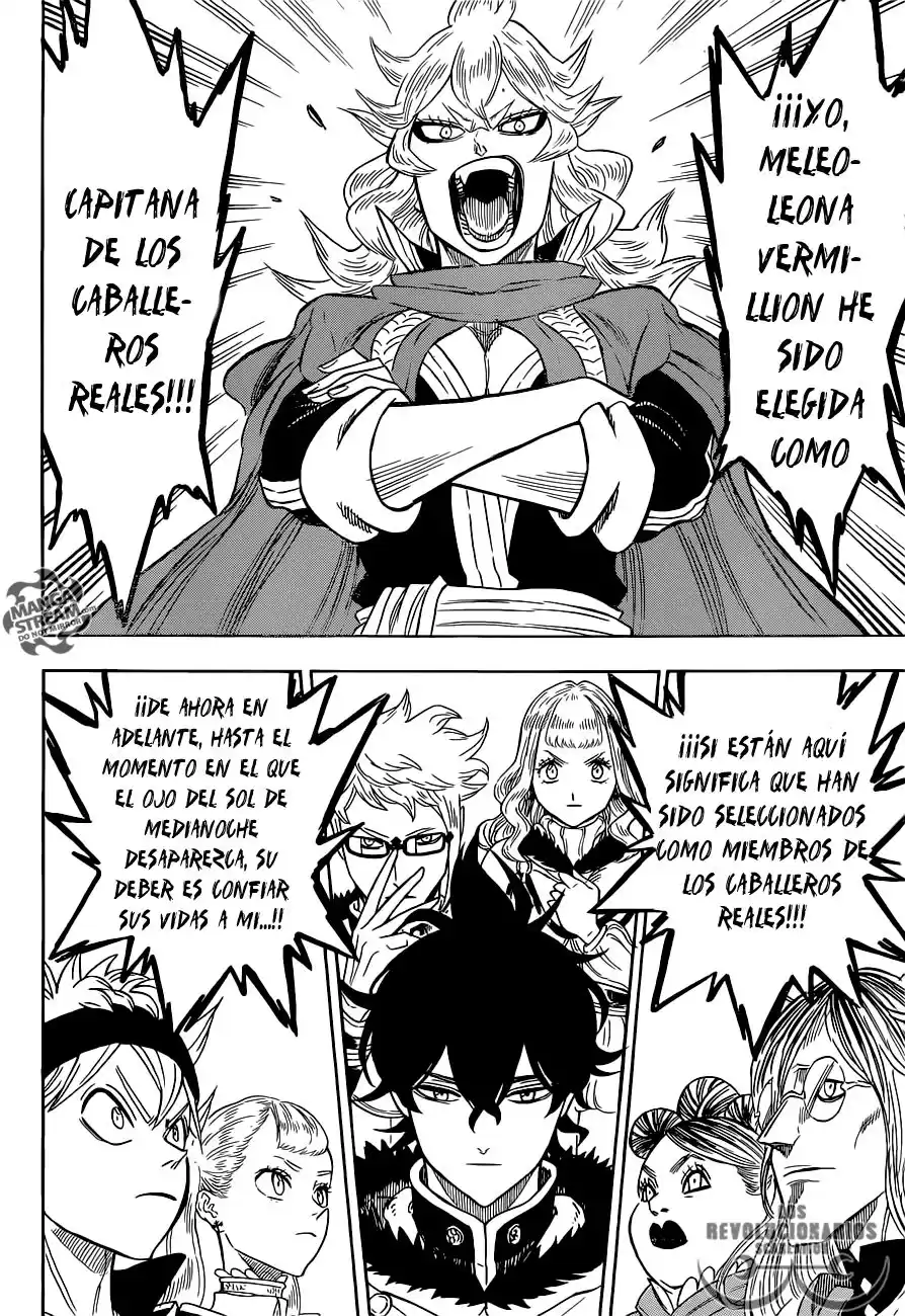 Black Clover Capitulo 133: La formación de los caballeros reales. página 18