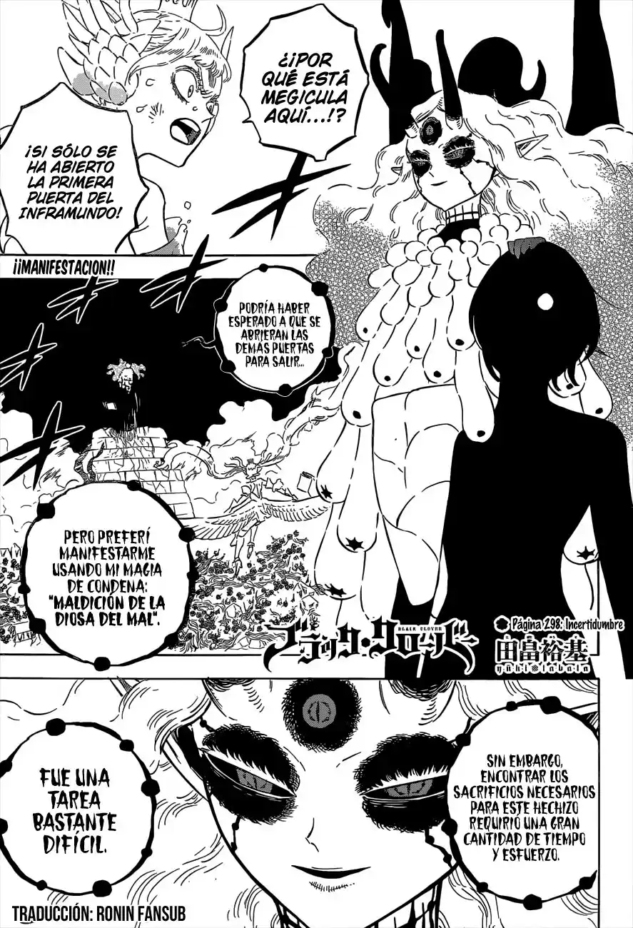 Black Clover Capitulo 298: Vida transitoria página 2