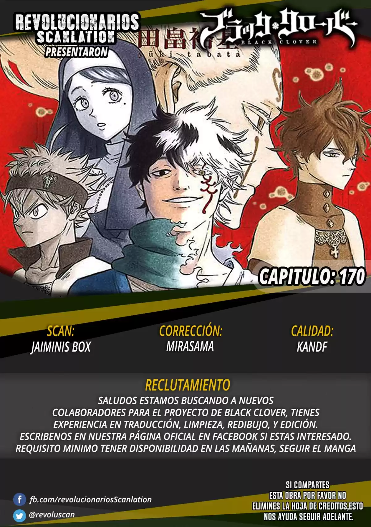 Black Clover Capitulo 170: La persona caída cobra vida página 19