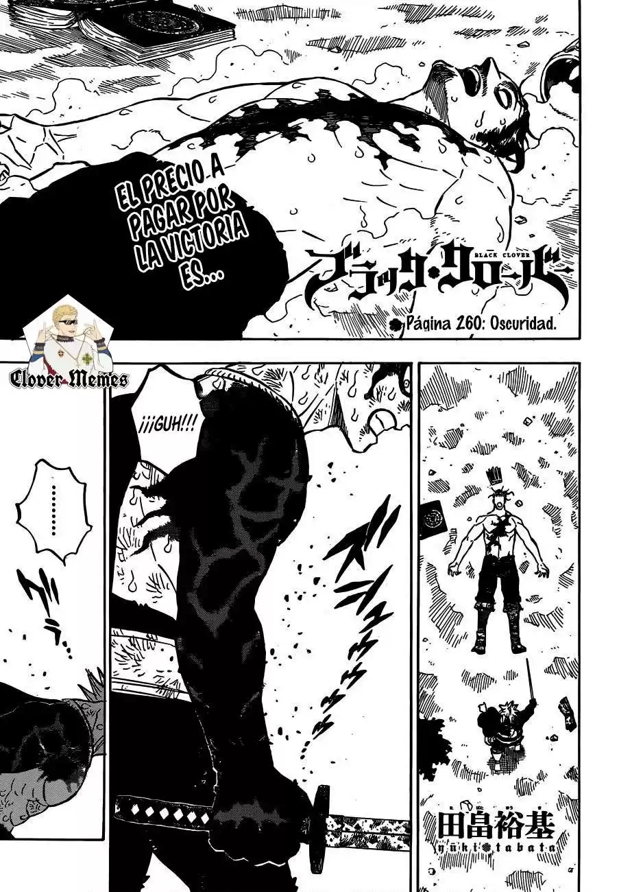 Black Clover Capitulo 260: Oscurecer página 2