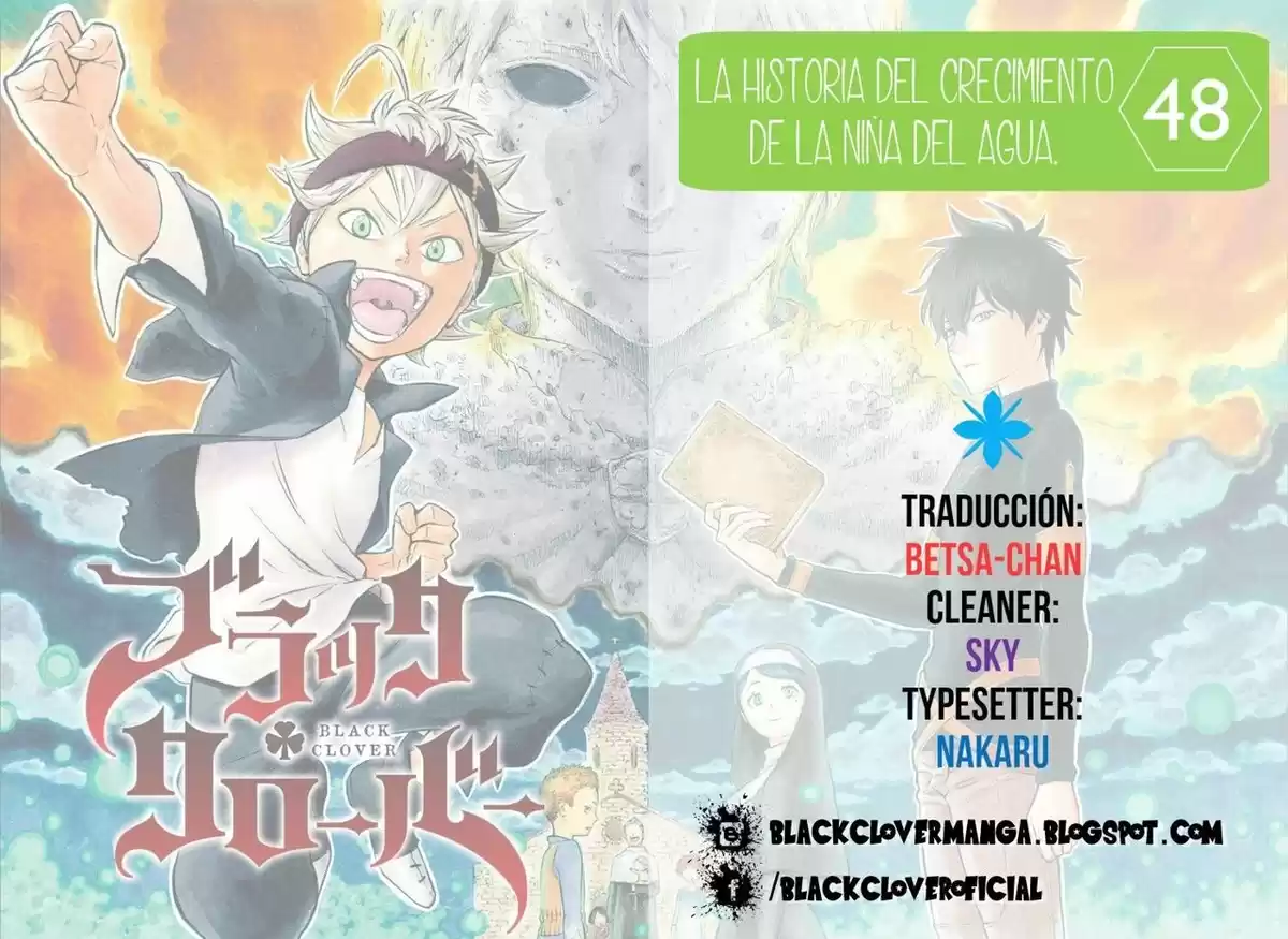 Black Clover Capitulo 58: La historia del crecimiento de la niña del agua. página 1