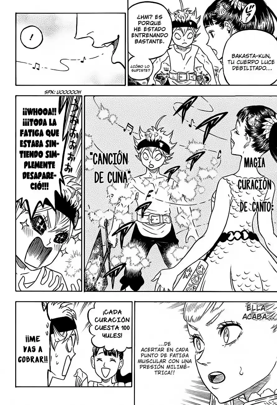 Black Clover Capitulo 58: La historia del crecimiento de la niña del agua. página 5