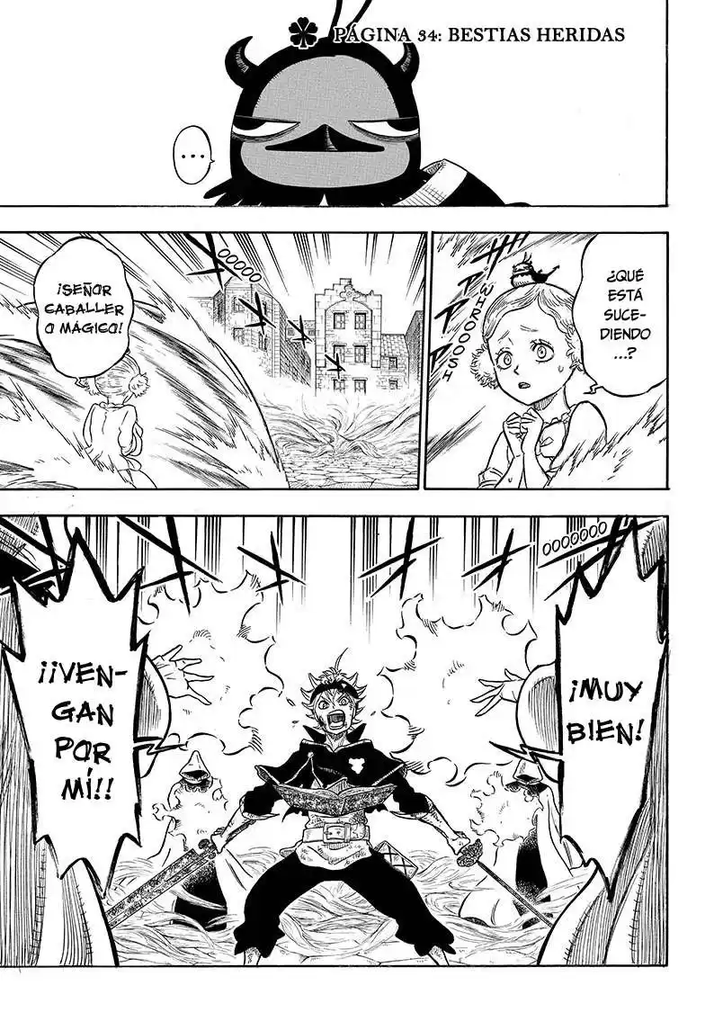 Black Clover Capitulo 34: La bestia herida. página 2