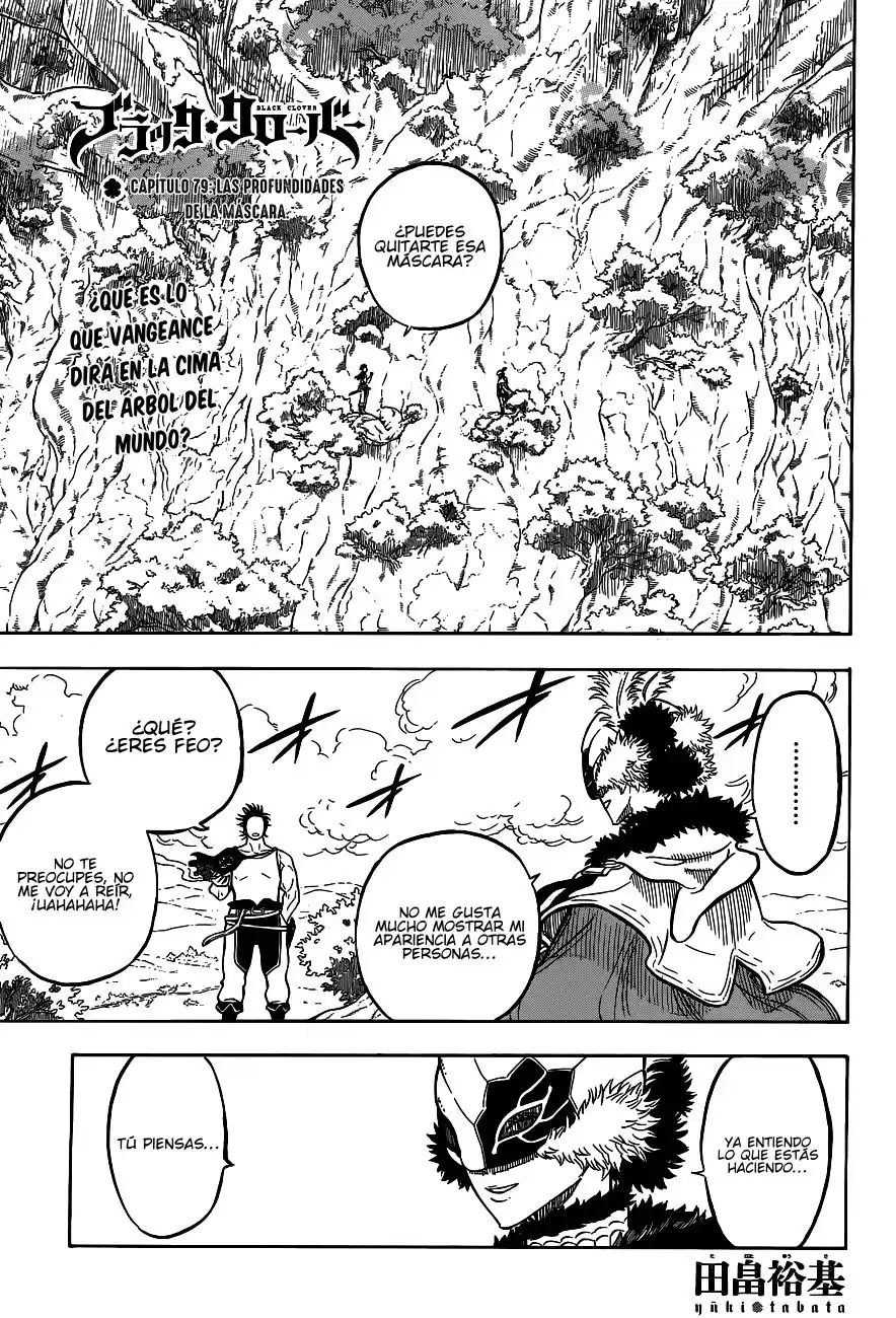 Black Clover Capitulo 79: Las profundidades de la máscara. página 2