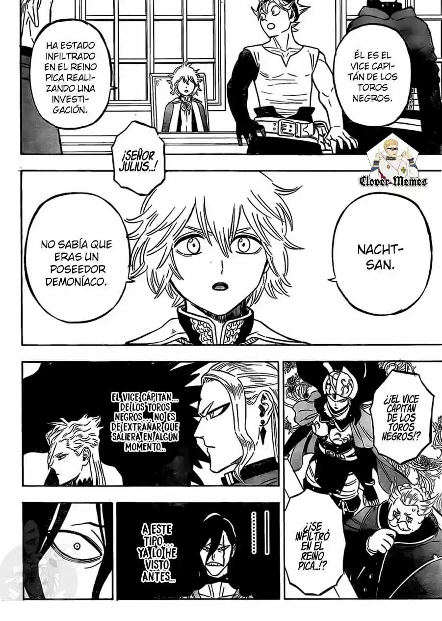 Black Clover Capitulo 263: Información de las sombras página 5