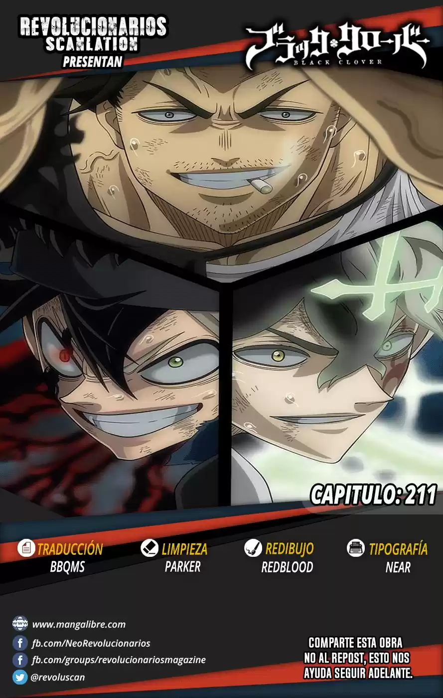 Black Clover Capitulo 211: LA JOVEN CONTEMPLA SUS ERRONEAS AMIBIONES página 1