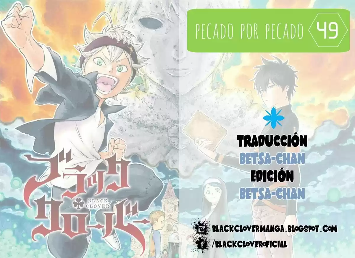 Black Clover Capitulo 49: Pecado por pecado. página 1