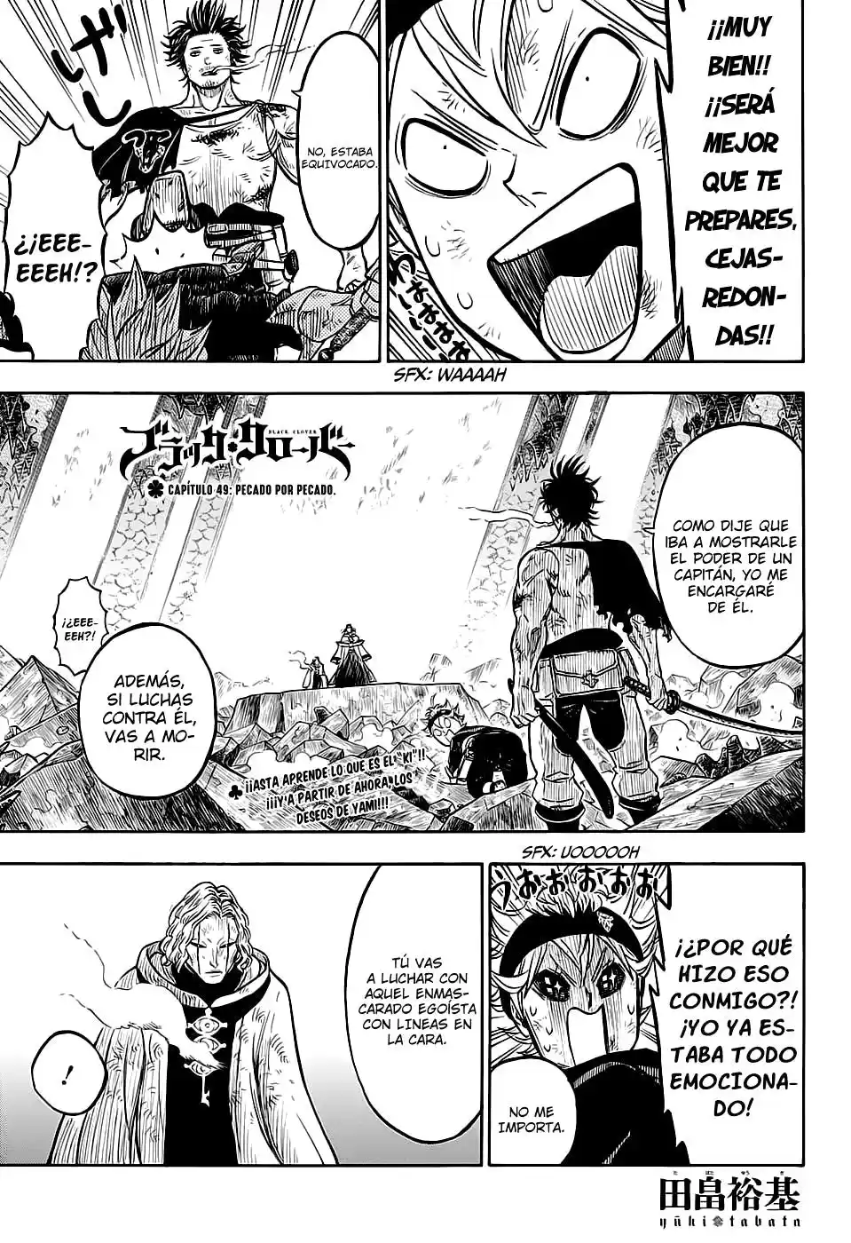 Black Clover Capitulo 49: Pecado por pecado. página 2