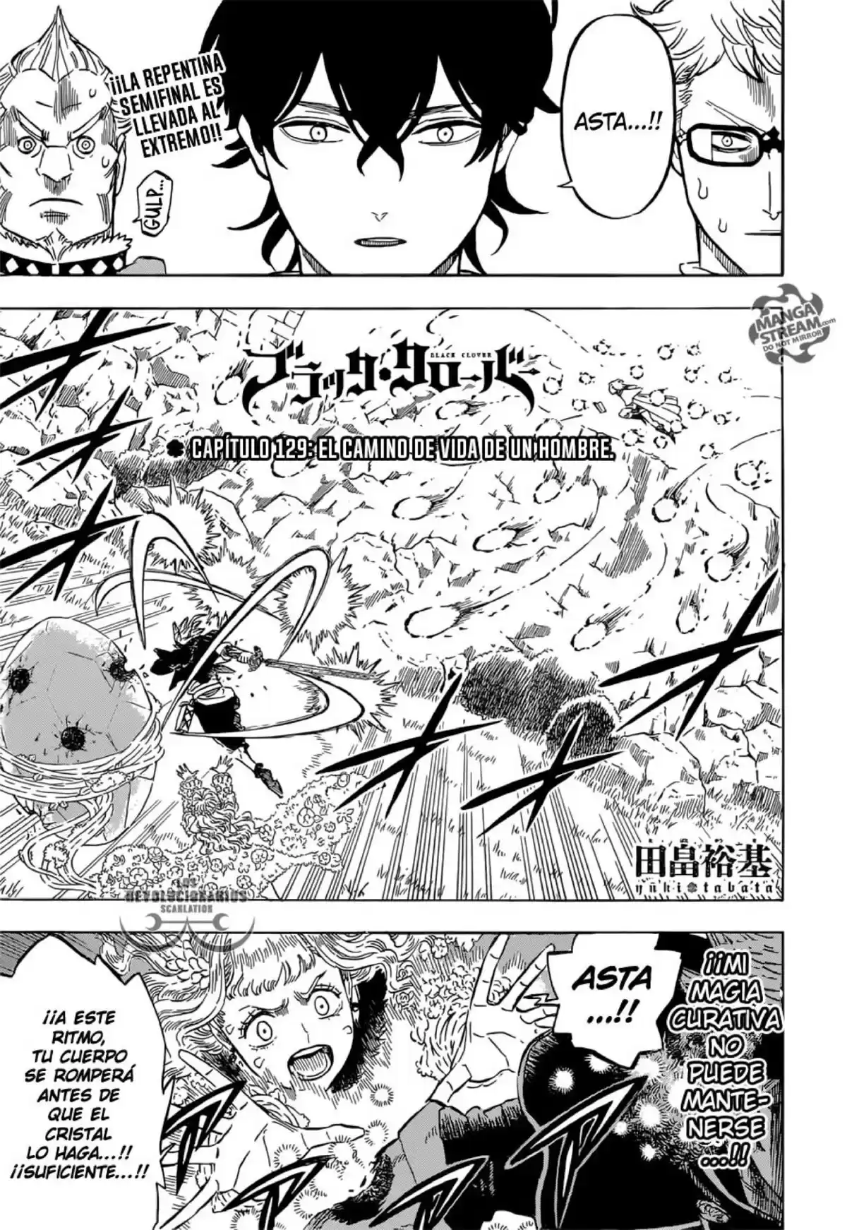 Black Clover Capitulo 129: El camino de vida de un hombre página 2