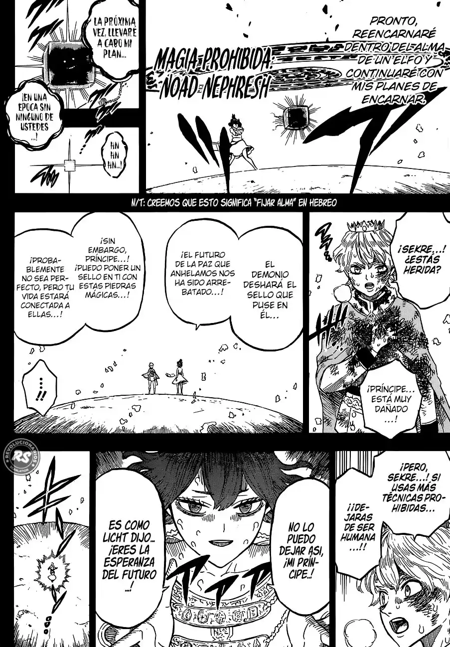 Black Clover Capitulo 205: La Verdad de Hace 500 Años página 12