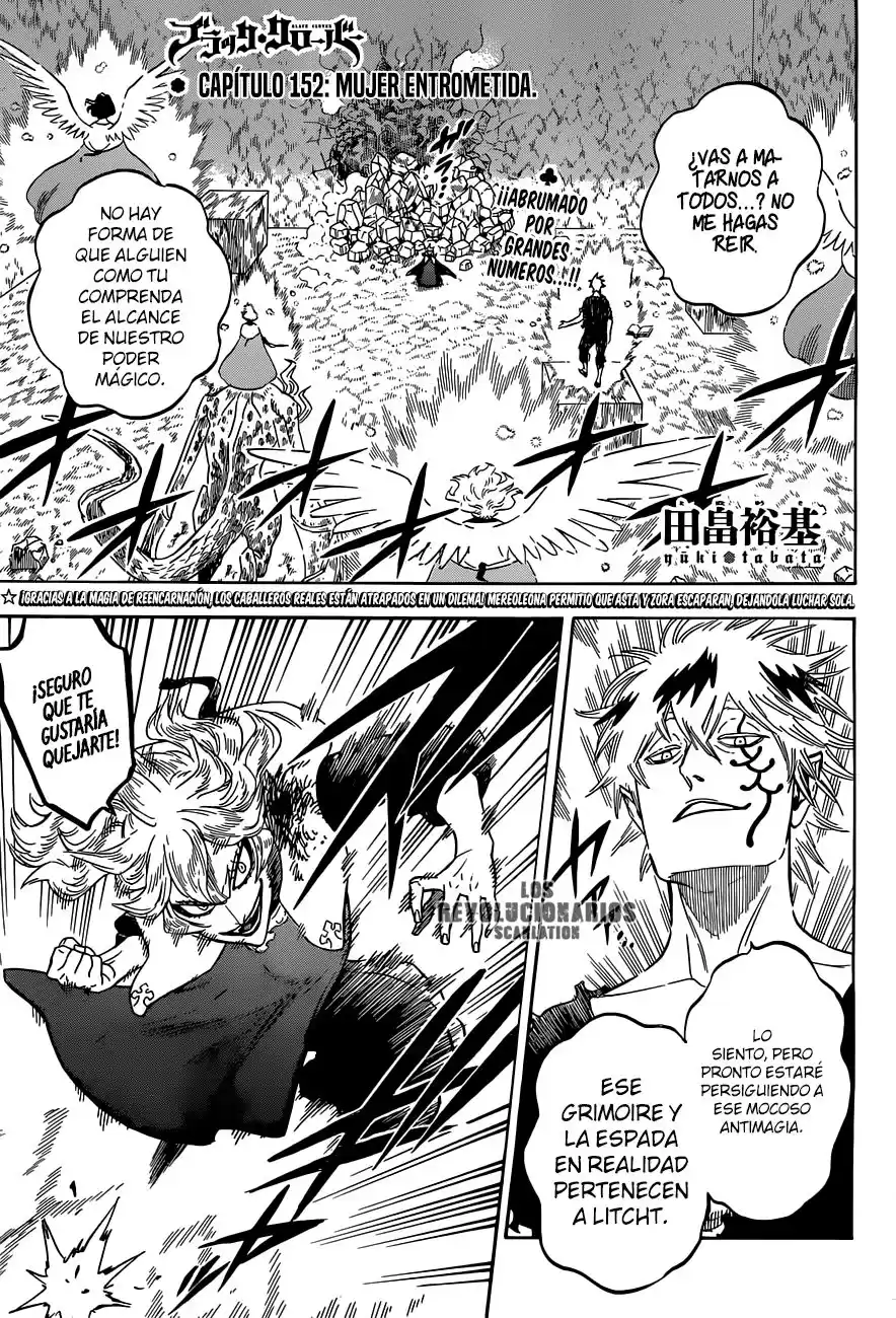 Black Clover Capitulo 152: Mujer entrometida. página 2