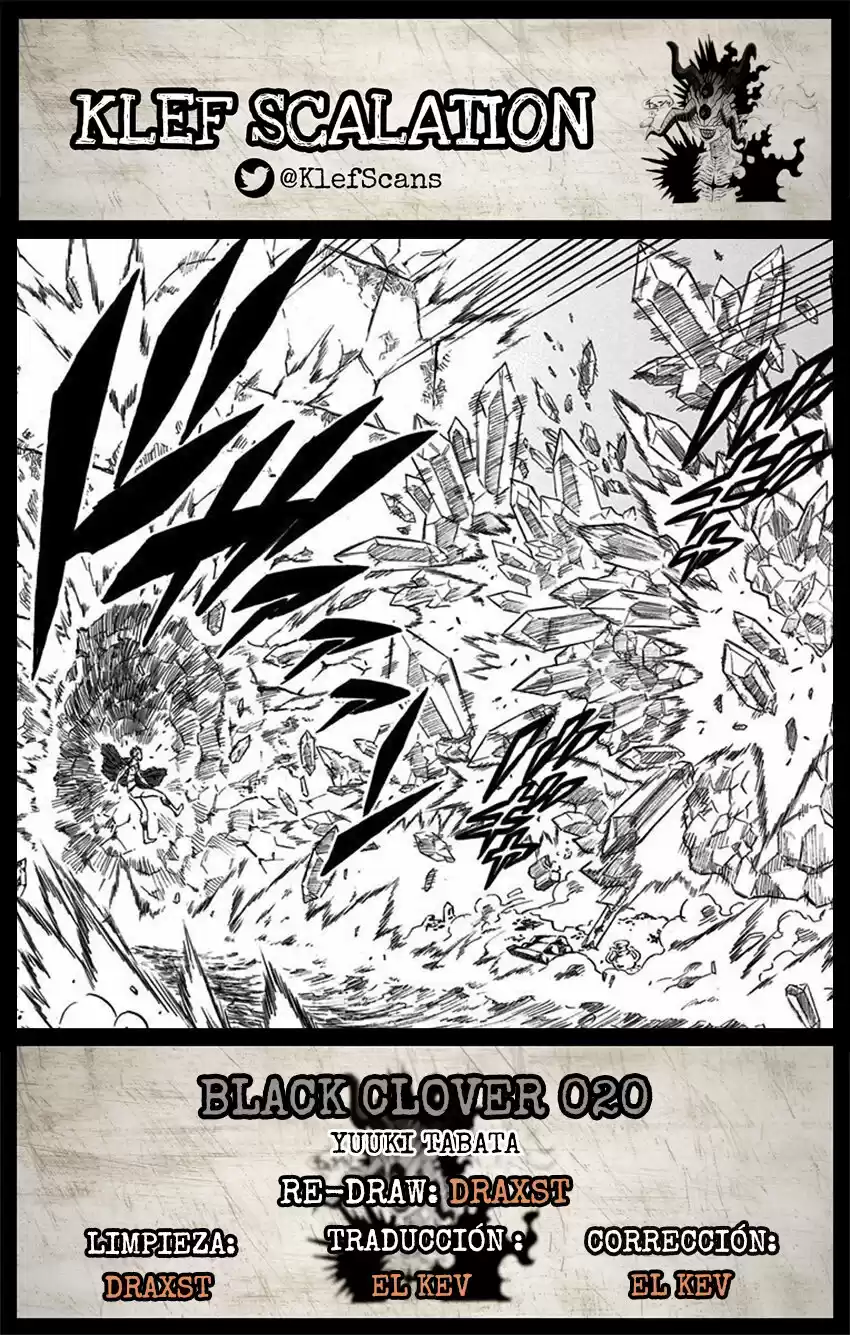 Black Clover Capitulo 20: Un momento. página 1