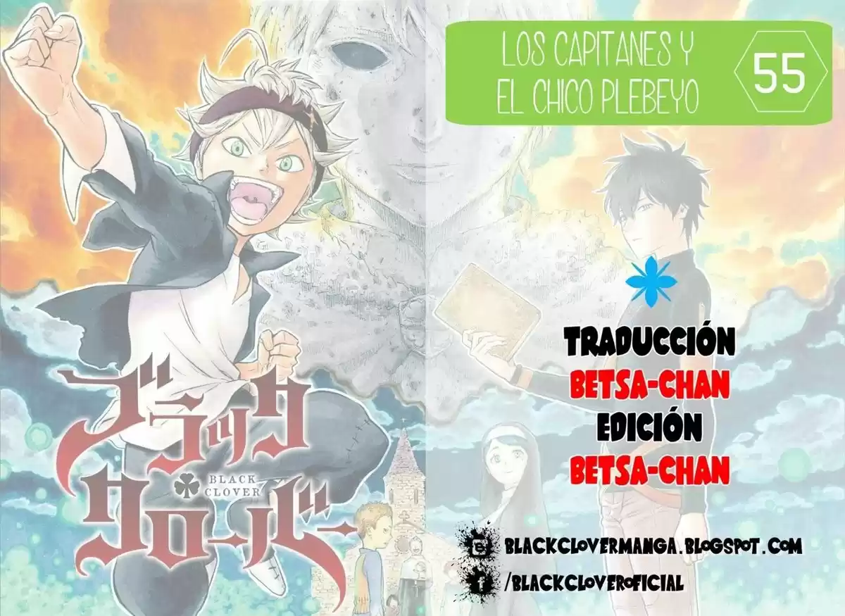 Black Clover Capitulo 55: Los capitanes y el chico plebeyo. página 1