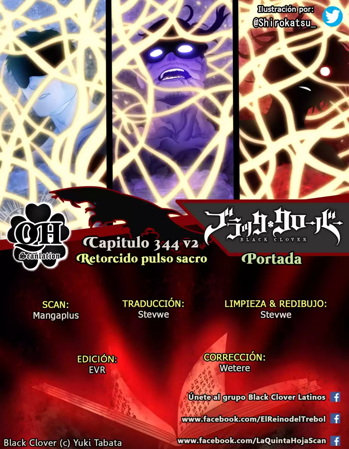 Black Clover Capitulo 344.5: Retorcido Pulso Sacro (Corregido HD) página 1