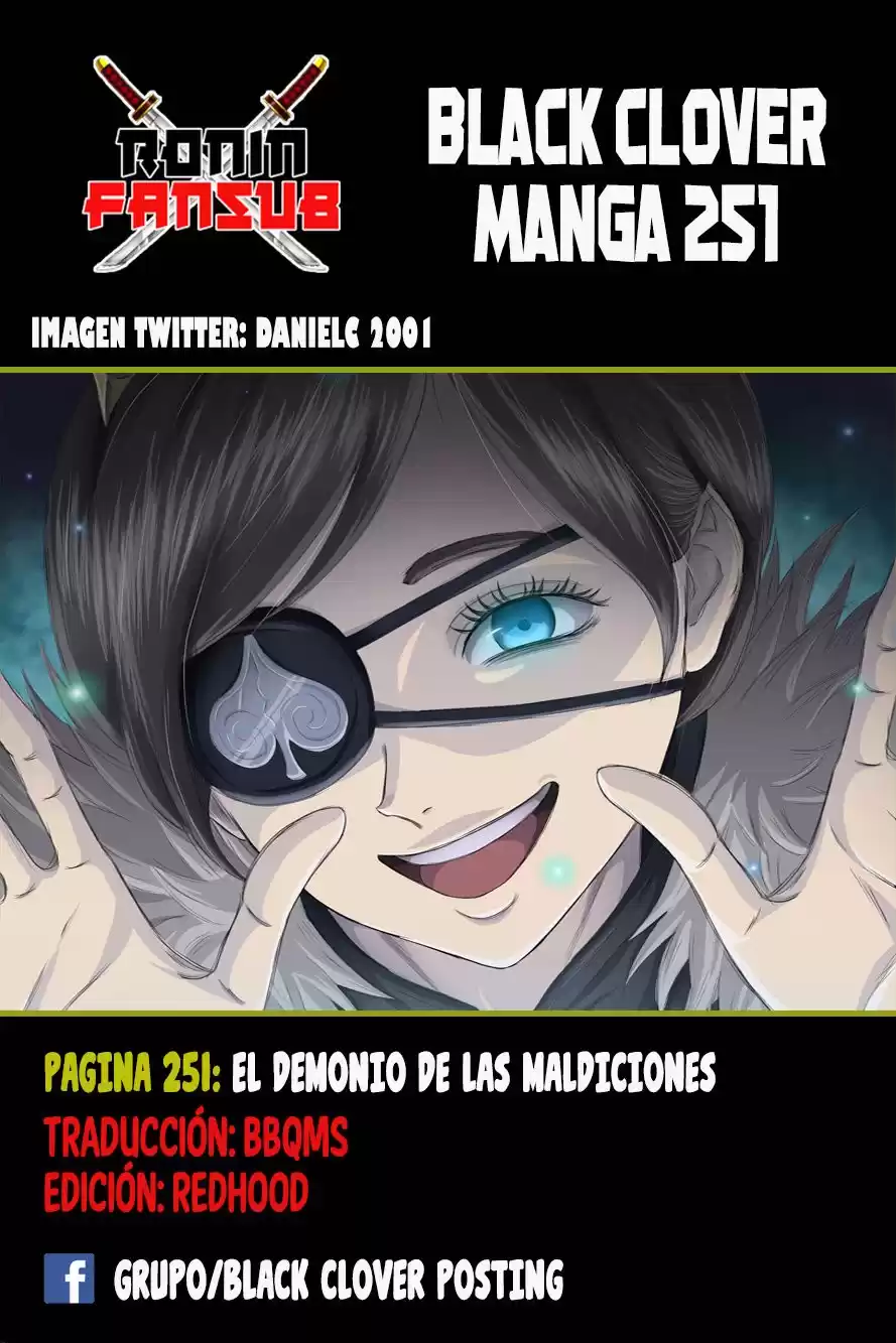 Black Clover Capitulo 251: La maldición del diablo página 1