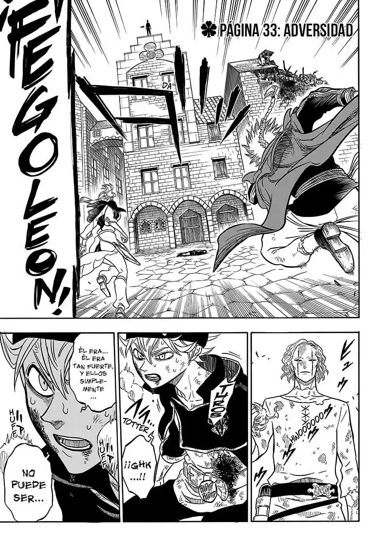 Black Clover Capitulo 33: Adversidad. página 1