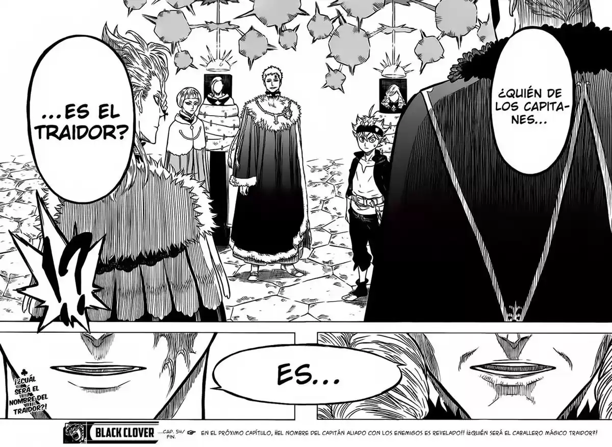 Black Clover Capitulo 54: La reunión de los capitanes de los caballeros mágicos. página 17