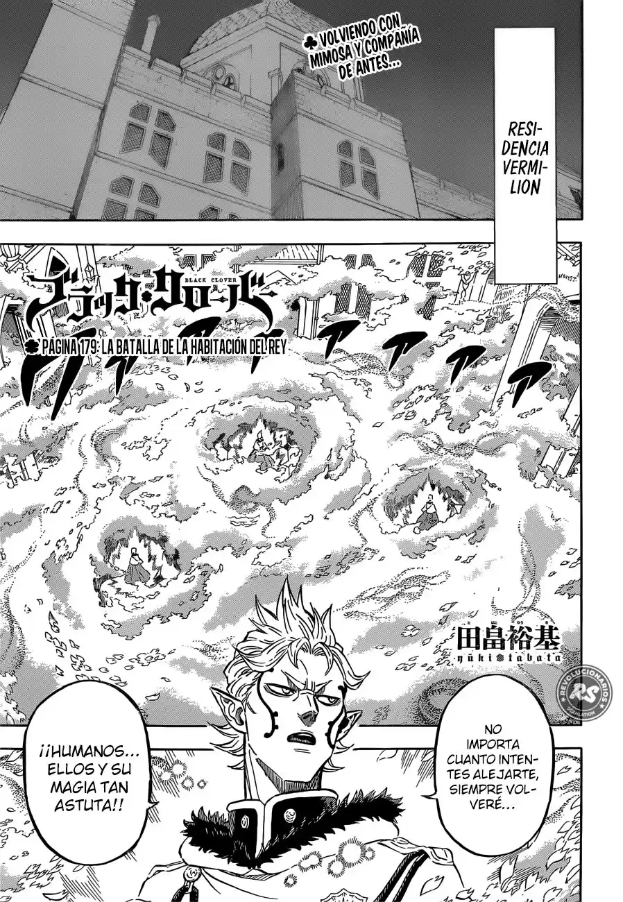 Black Clover Capitulo 179: La batalla de la habitación del rey página 2