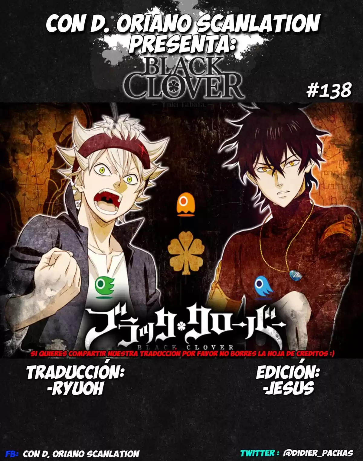 Black Clover Capitulo 138: Redada página 1