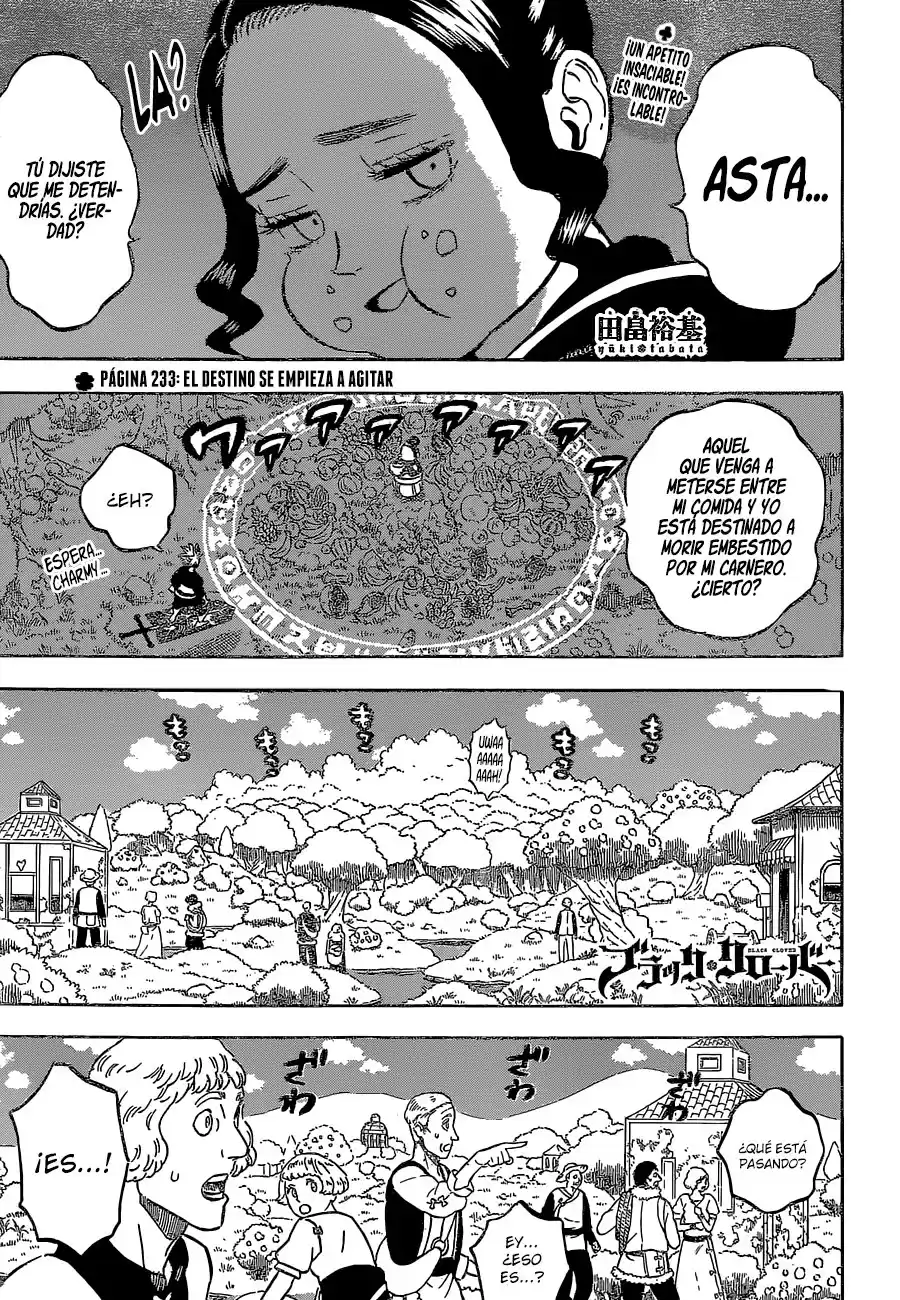 Black Clover Capitulo 233: El destino comienza a agitarse página 2