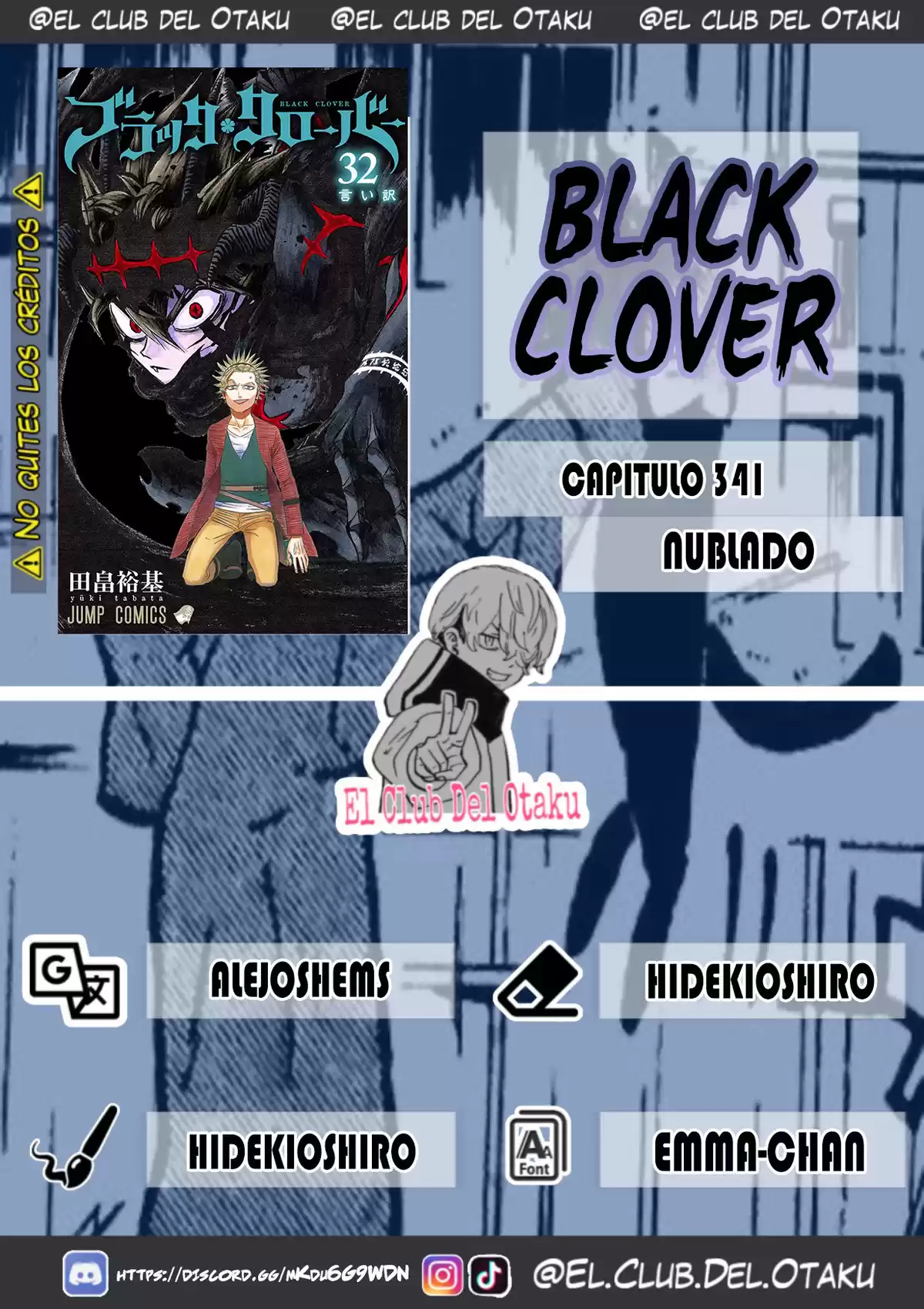 Black Clover Capitulo 341: Nublado página 1