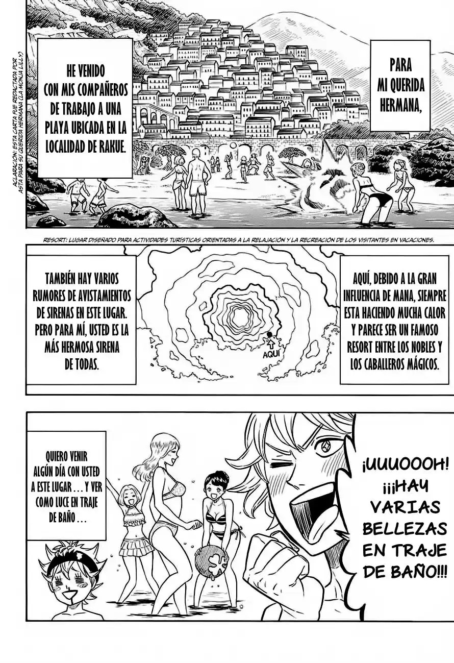 Black Clover Capitulo 57: Una negra historia en la playa. página 5