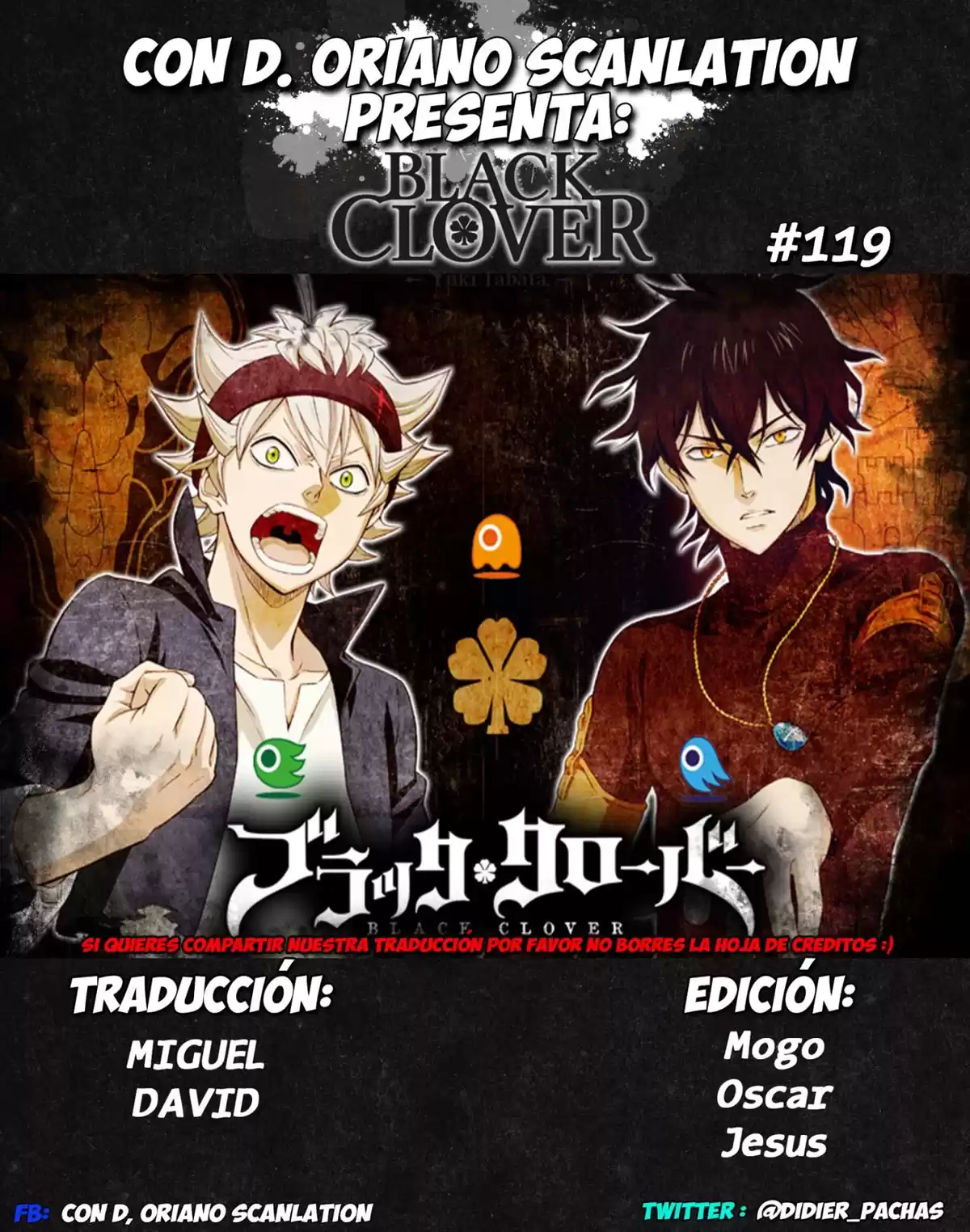 Black Clover Capitulo 119: Más página 1