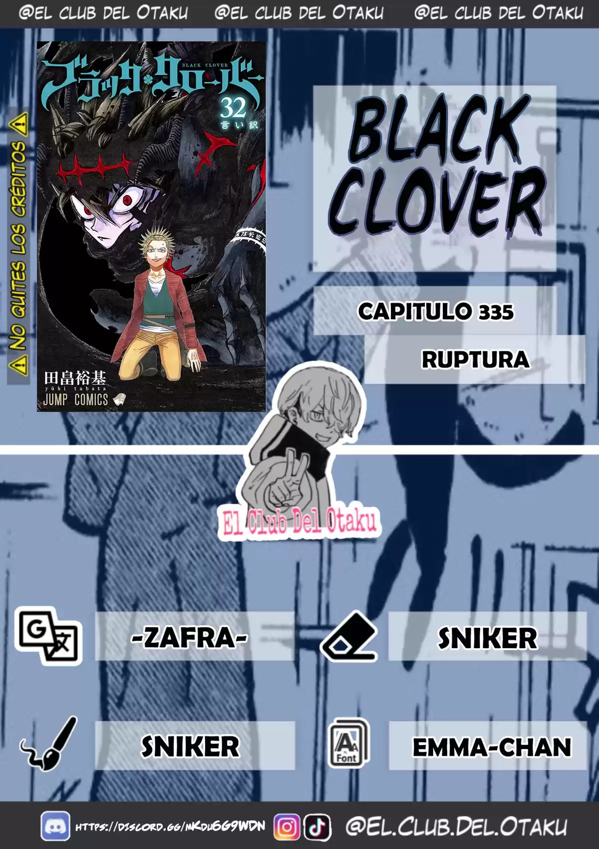 Black Clover Capitulo 335: Ruptura página 1