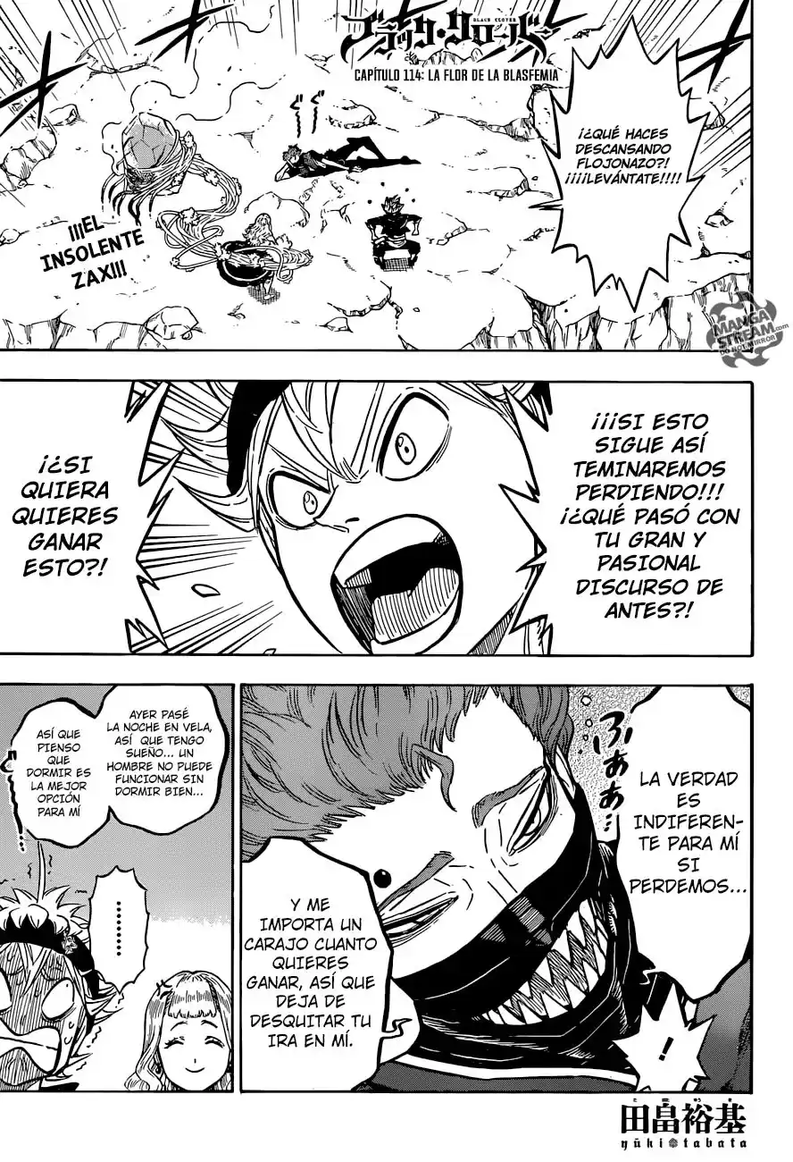 Black Clover Capitulo 114: La Flor de la Blasfemia página 1