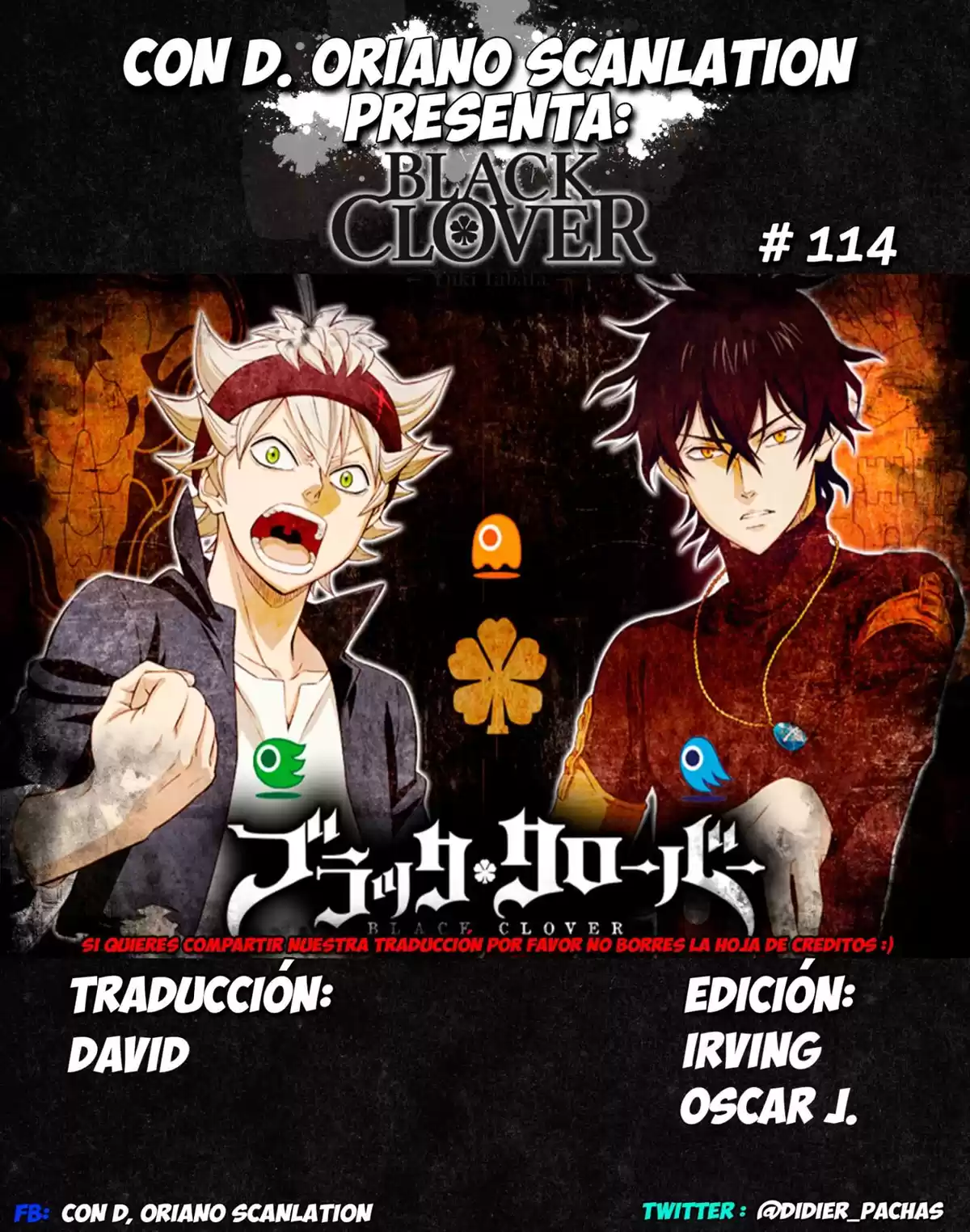 Black Clover Capitulo 114: La Flor de la Blasfemia página 2